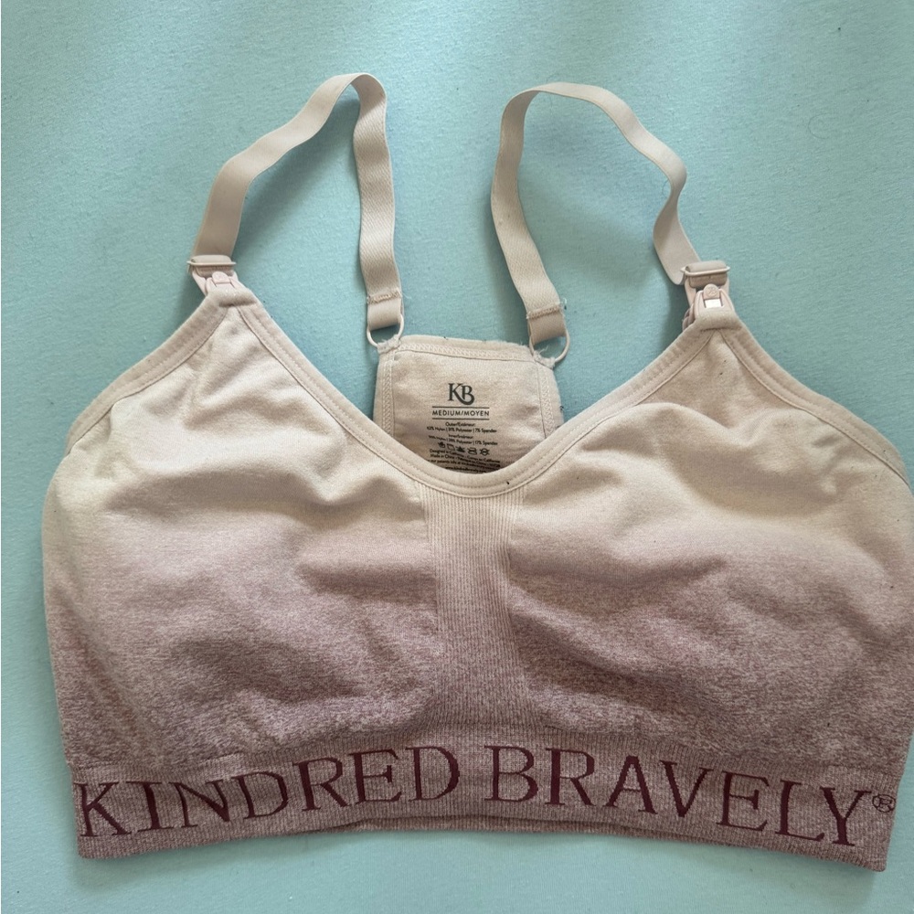 Kindred Bravely Women's Cream Nursing sports Bra